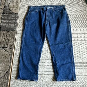Dickies Carpenter Jeans Men’s 44x30 Blue Straight Leg Denim